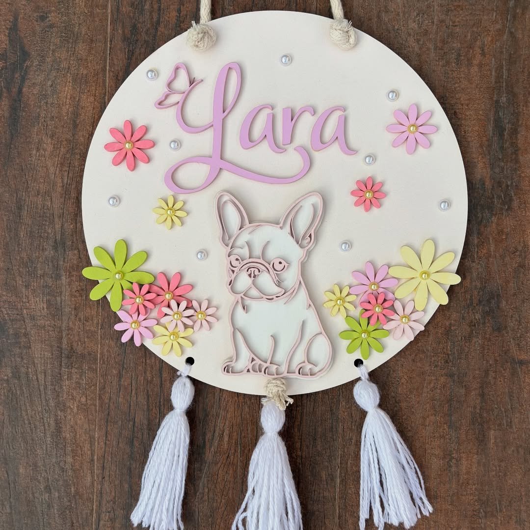 Cartel de nacimiento - Perrito