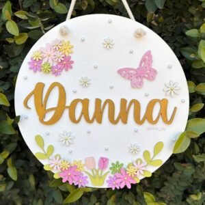 Cartel de nacimiento - Mariposa