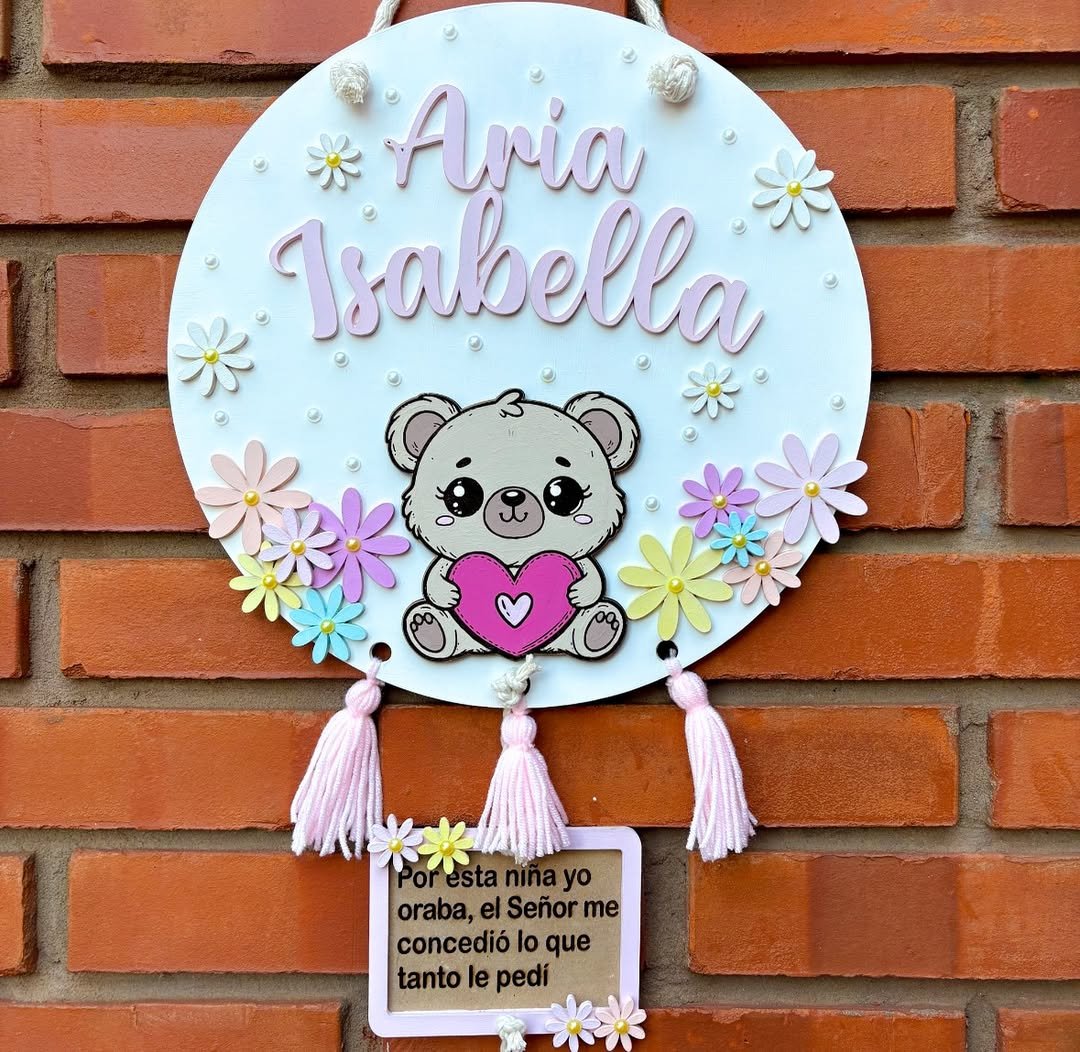 Cartel de nacimiento - Osito 2 - Imagen 4