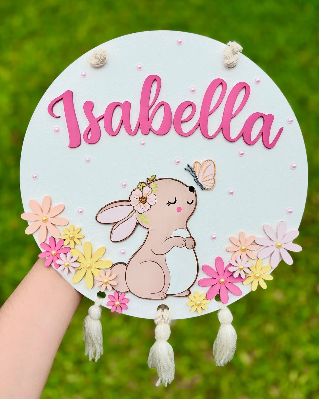 Cartel de nacimiento - Conejita