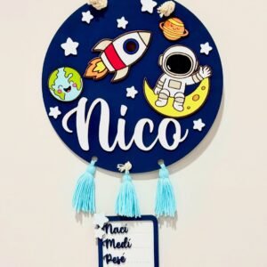 Cartel de nacimiento - Espacio