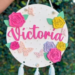 Cartel de nacimiento - Rosas