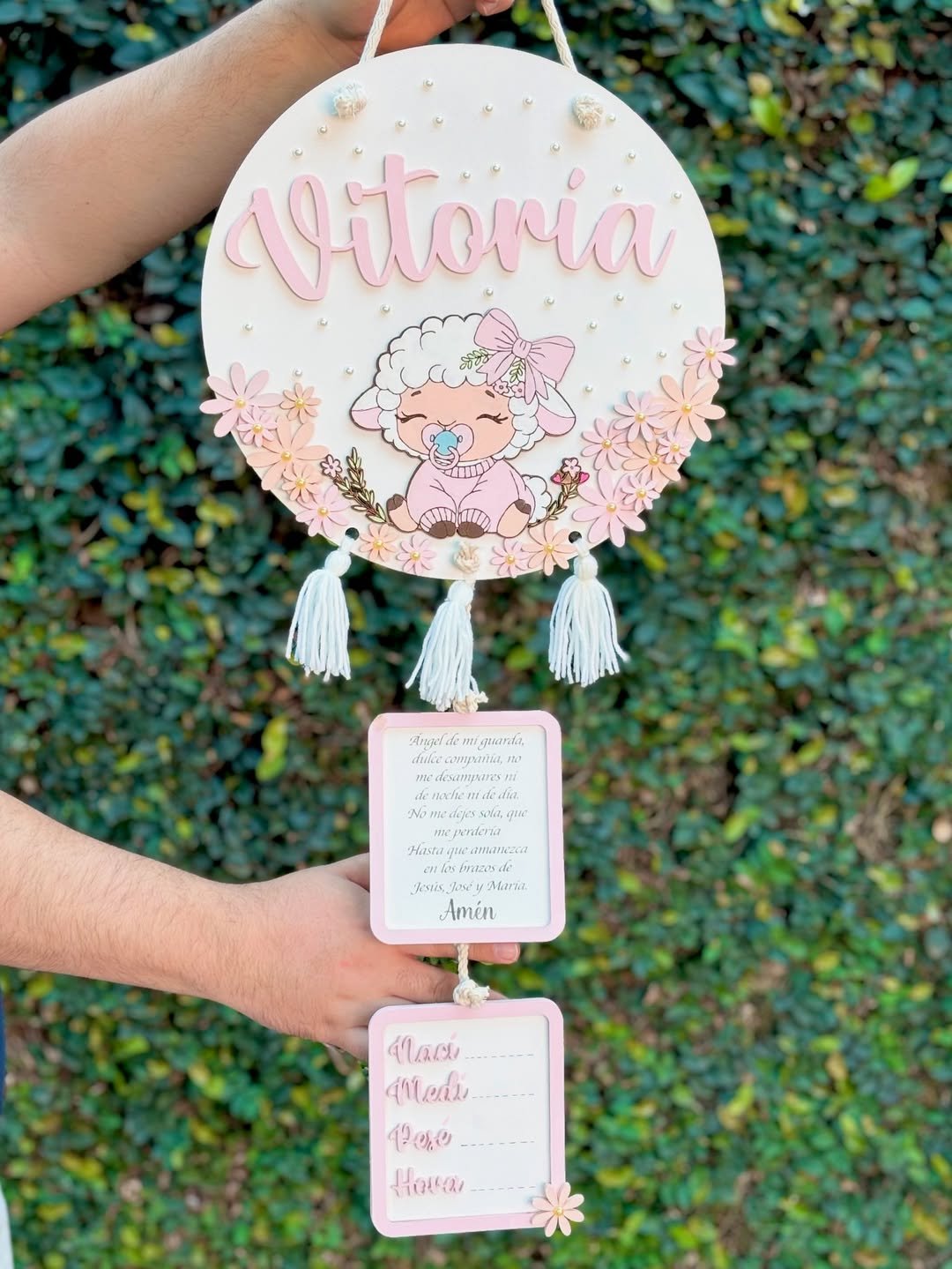 Cartel de nacimiento - Ovejita - Imagen 4