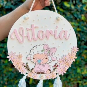 Cartel de nacimiento - Ovejita